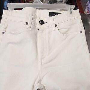 Rag & Bone White Jeans Black Hardware sizes 26,27 NWOT
